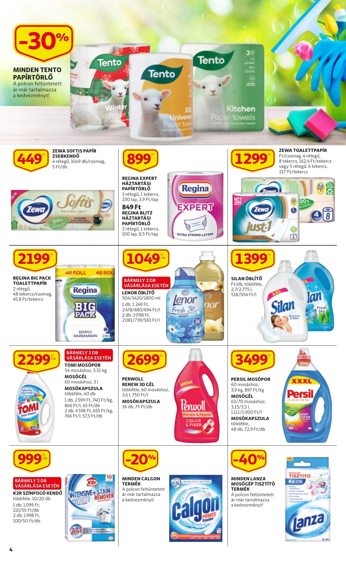 Auchan akciós újság Takaritas 02.03–02.23 – 4. oldal