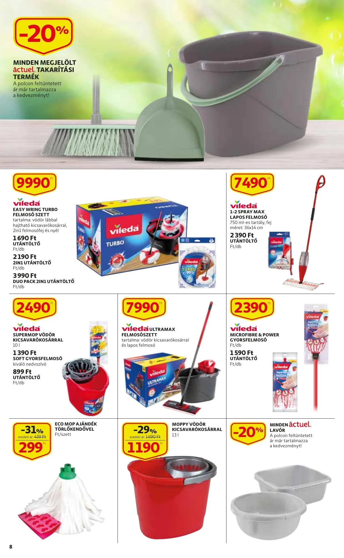 Auchan akciós újság Takaritas 02.03–02.23 – 8. oldal