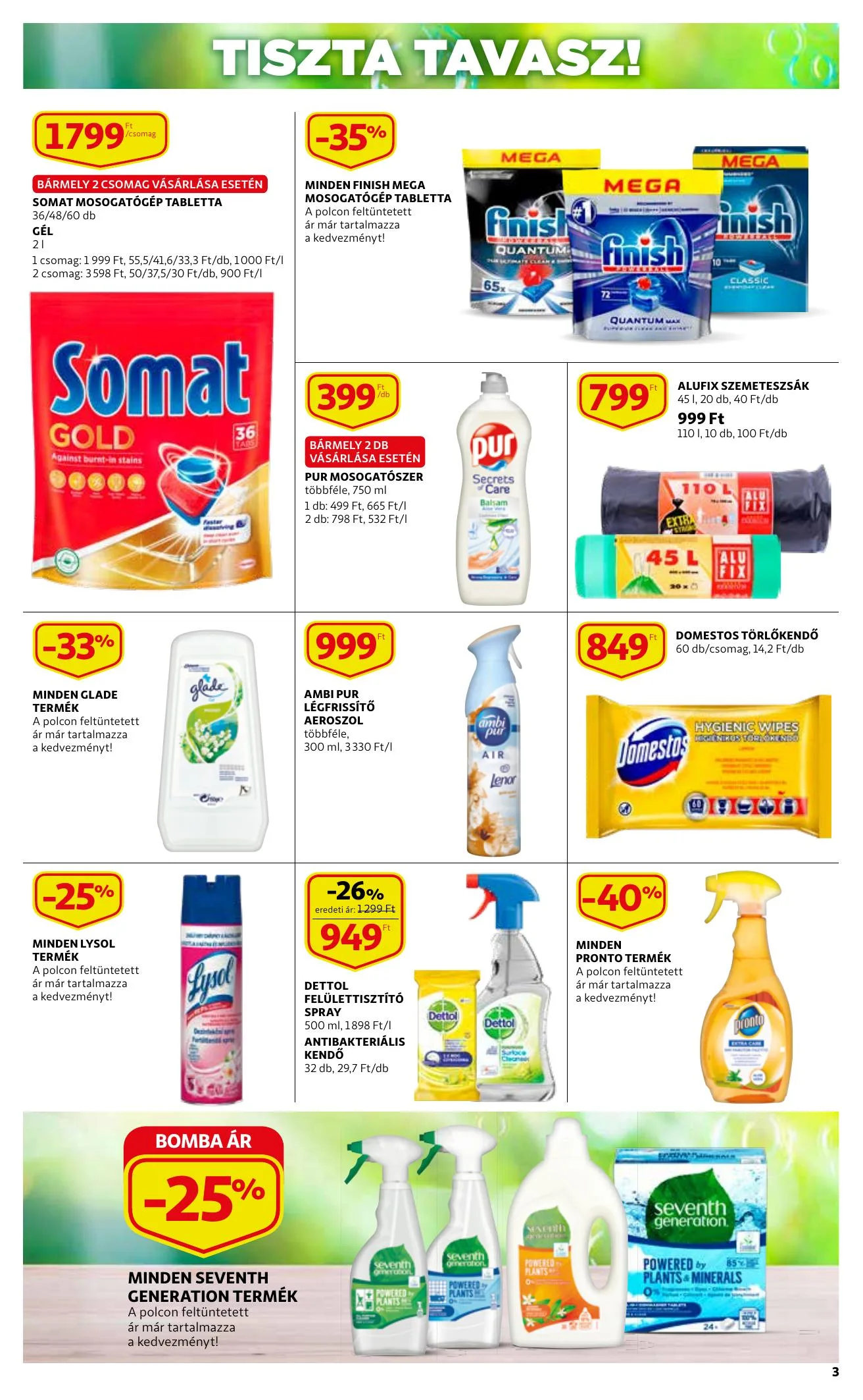 Auchan akciós újság Tavaszi nagytakarítás katalógus 02.04–02.17 – 3. oldal