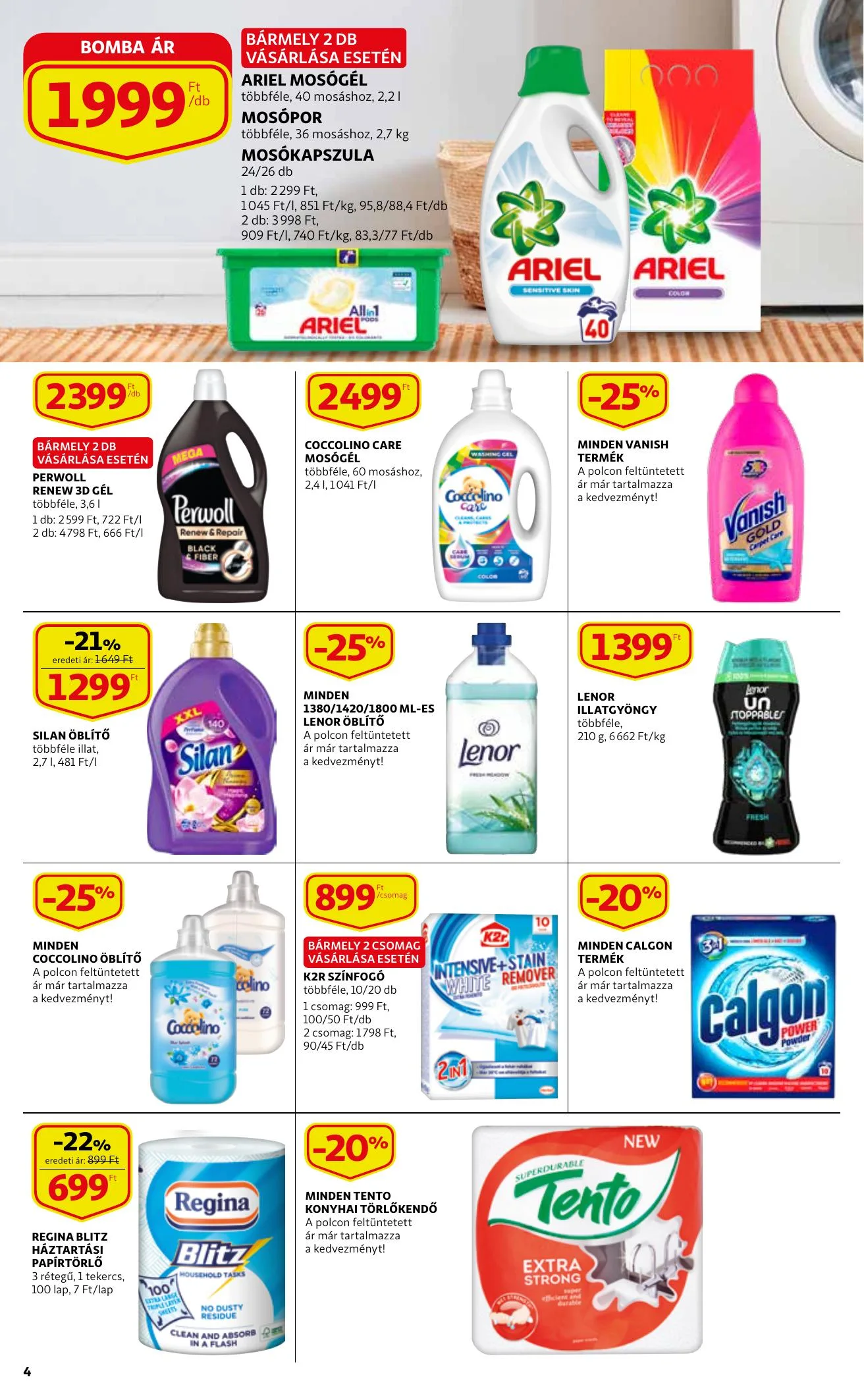 Auchan akciós újság Tavaszi nagytakarítás katalógus 02.04–02.17 – 4. oldal