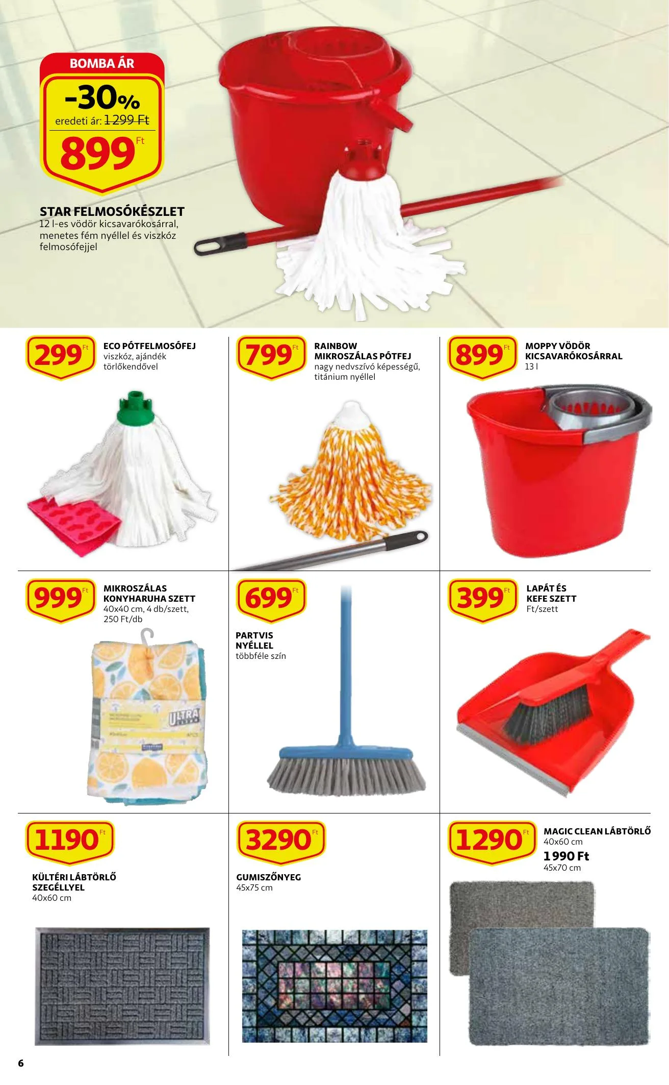 Auchan akciós újság Tavaszi nagytakarítás katalógus 02.04–02.17 – 6. oldal
