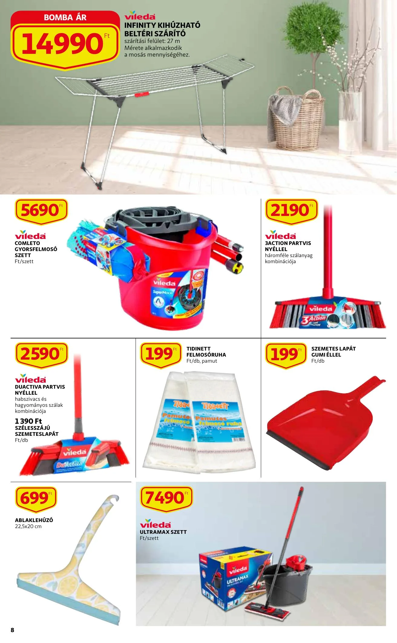 Auchan akciós újság Tavaszi nagytakarítás katalógus 02.04–02.17 – 8. oldal