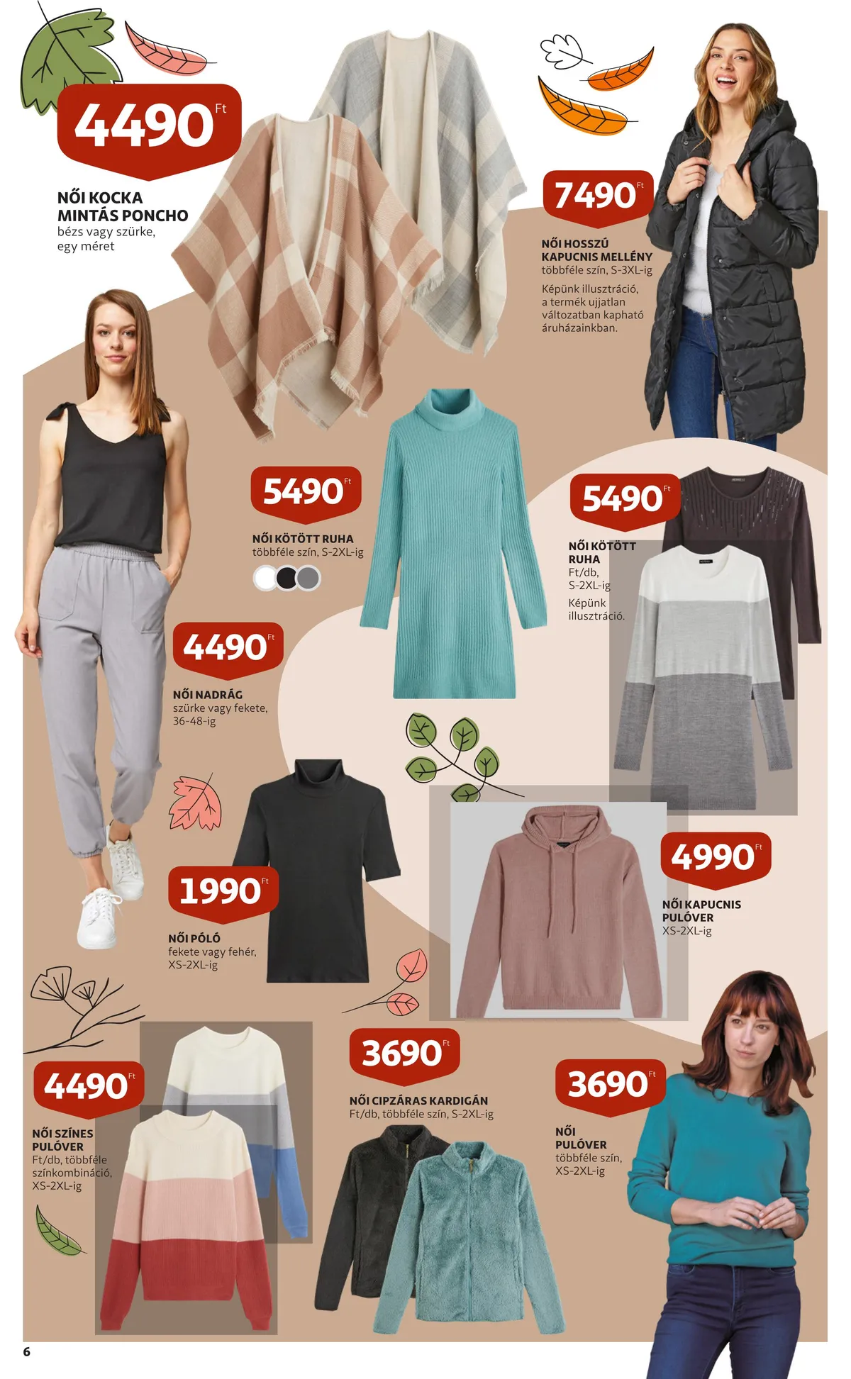 Auchan akciós újság Textil katalógus 09.15–09.28 – 6. oldal