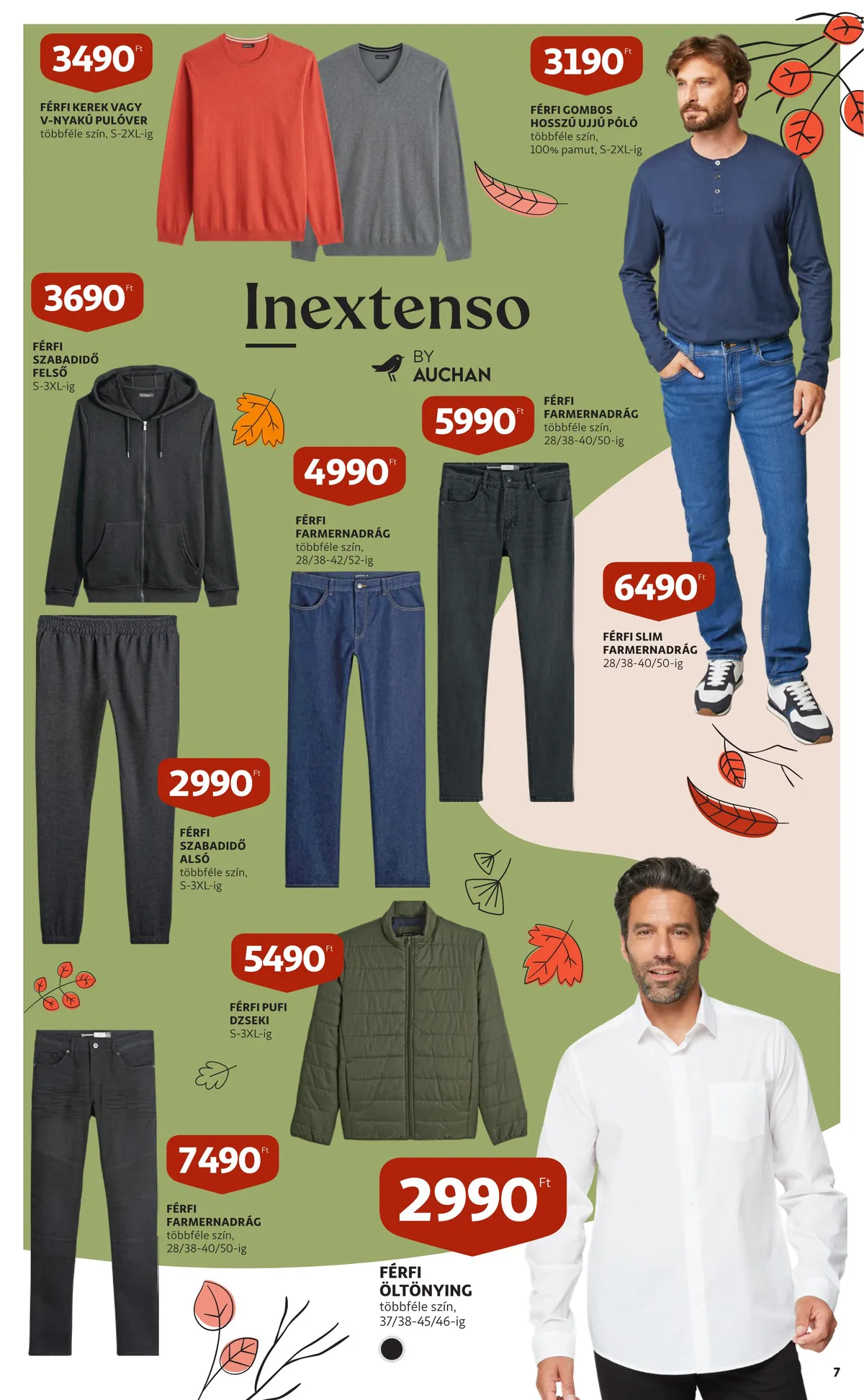 Auchan akciós újság Textil katalógus 09.15–09.28 – 7. oldal