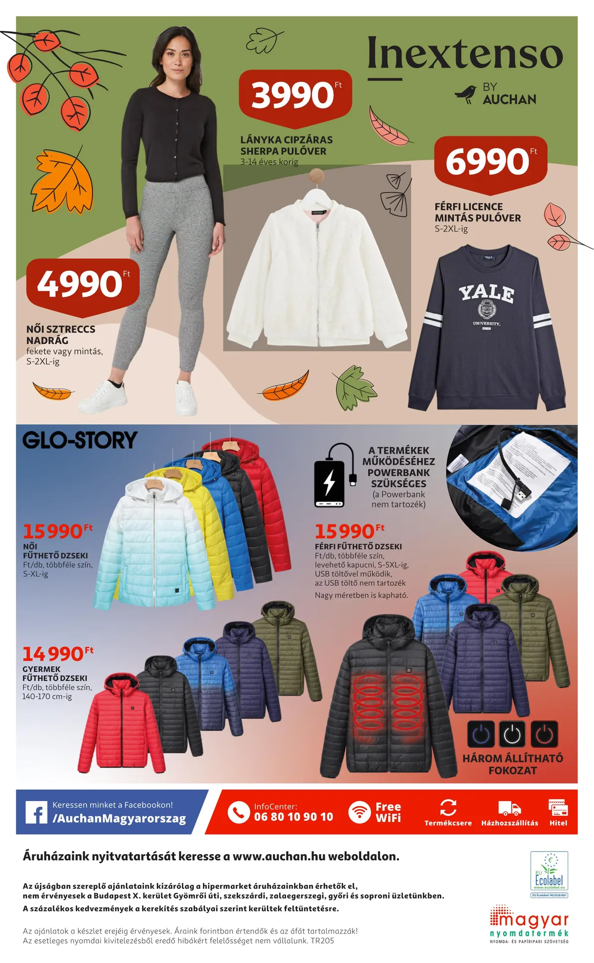 Auchan akciós újság Textil katalógus 09.15–09.28 – 8. oldal