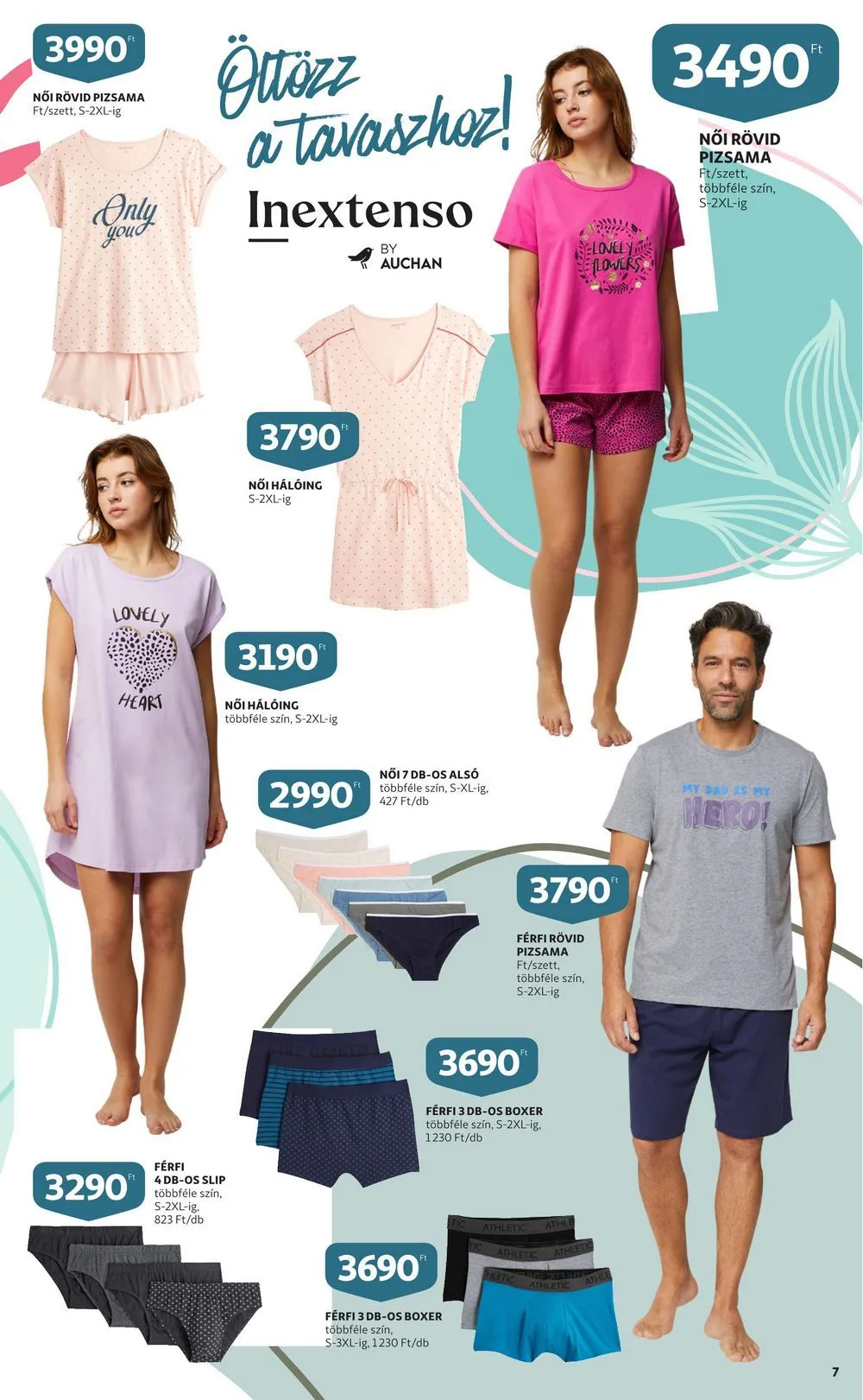 Auchan akciós újság Textil 02.23–03.08 – 7. oldal