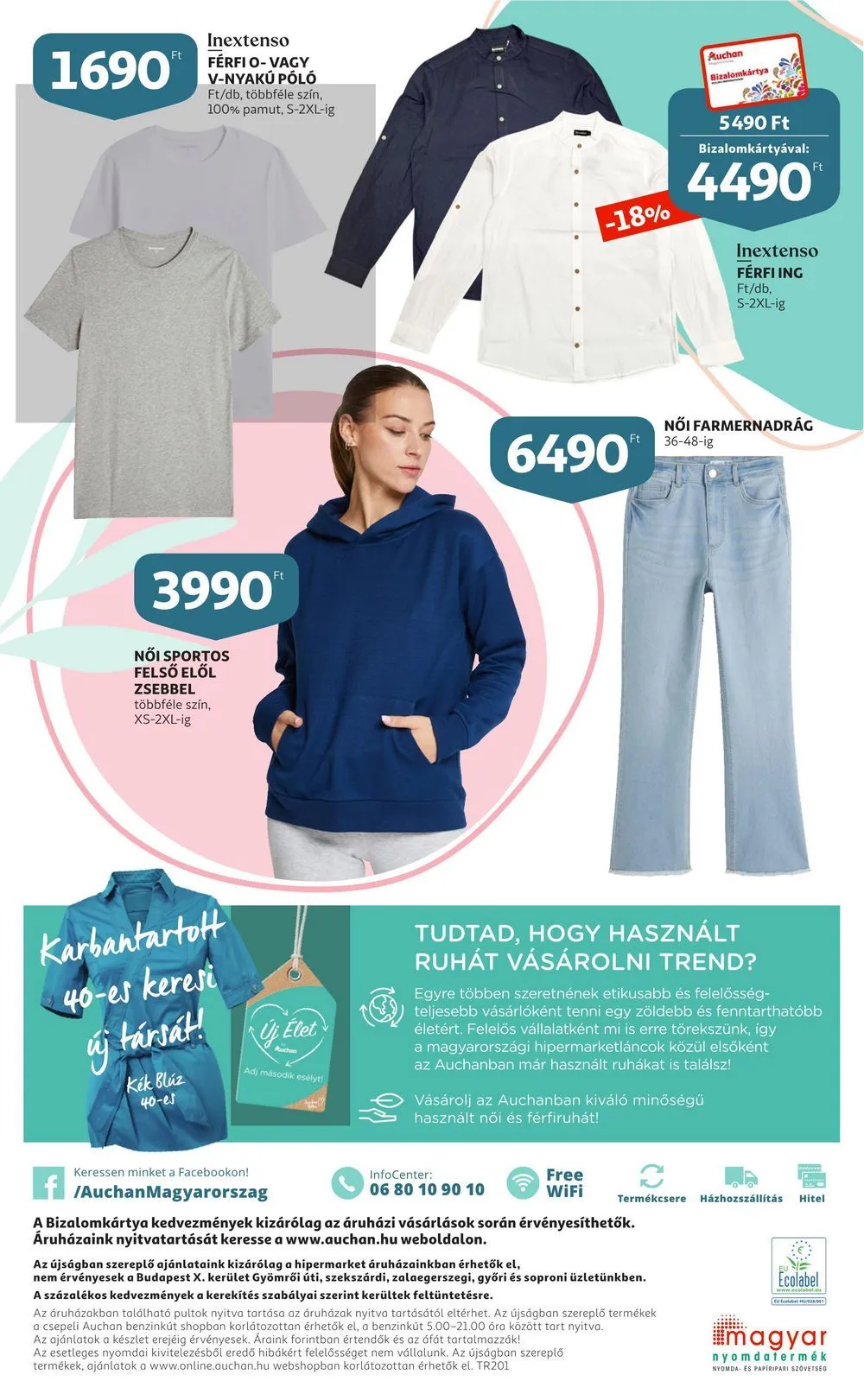 Auchan akciós újság Textil 02.23–03.08 – 8. oldal