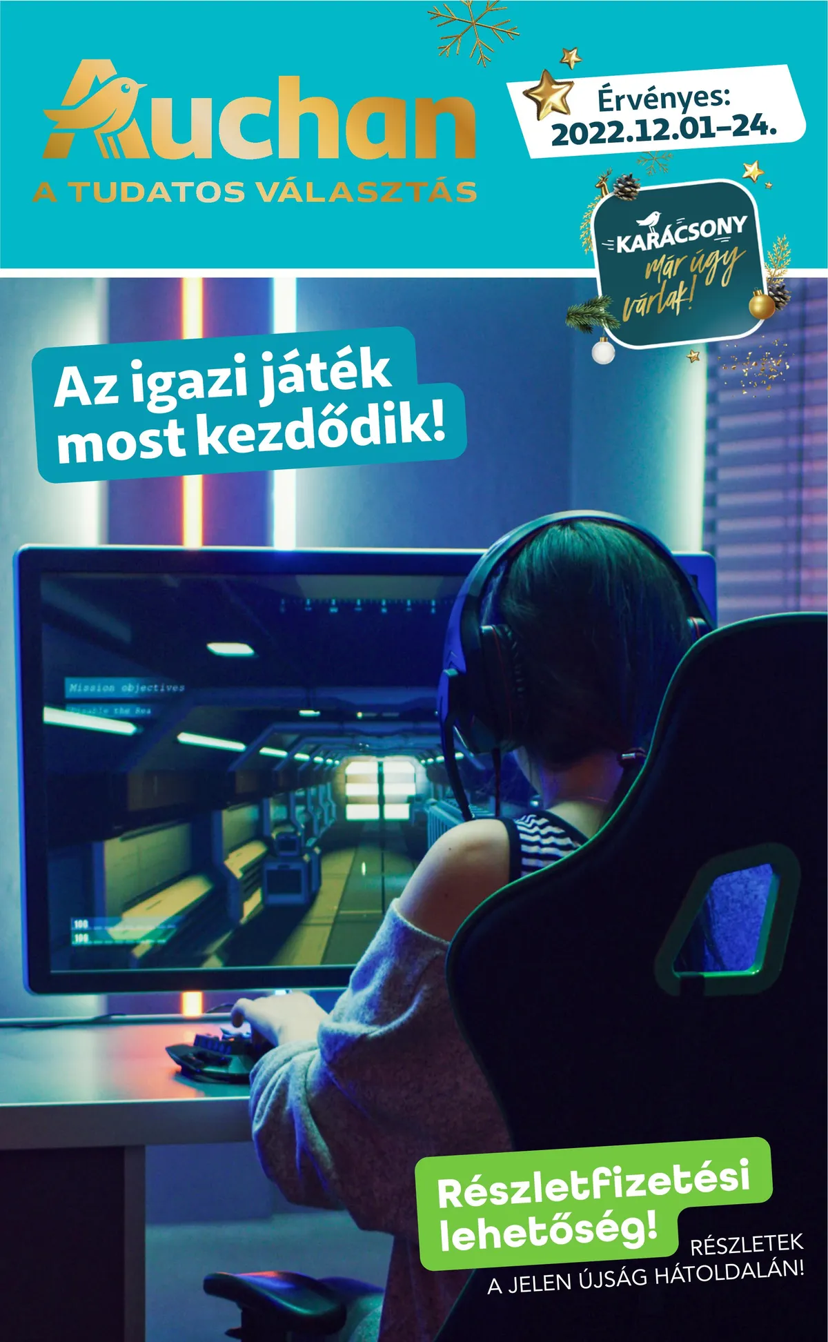 Auchan akciós újság Videojatek 12.01–12.24