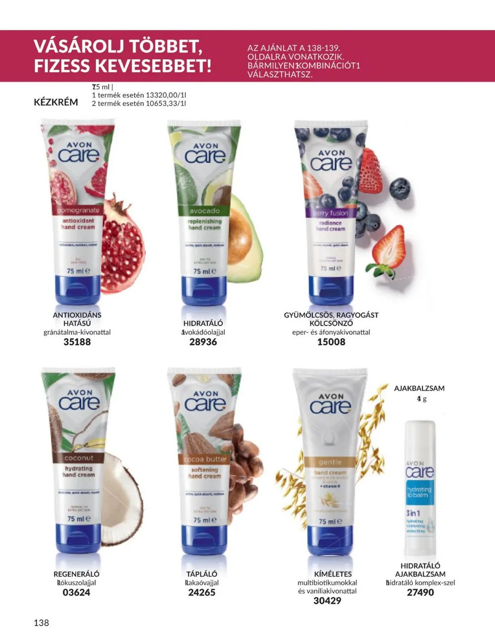 Avon akciós újság 09.01–09.30 – 140. oldal