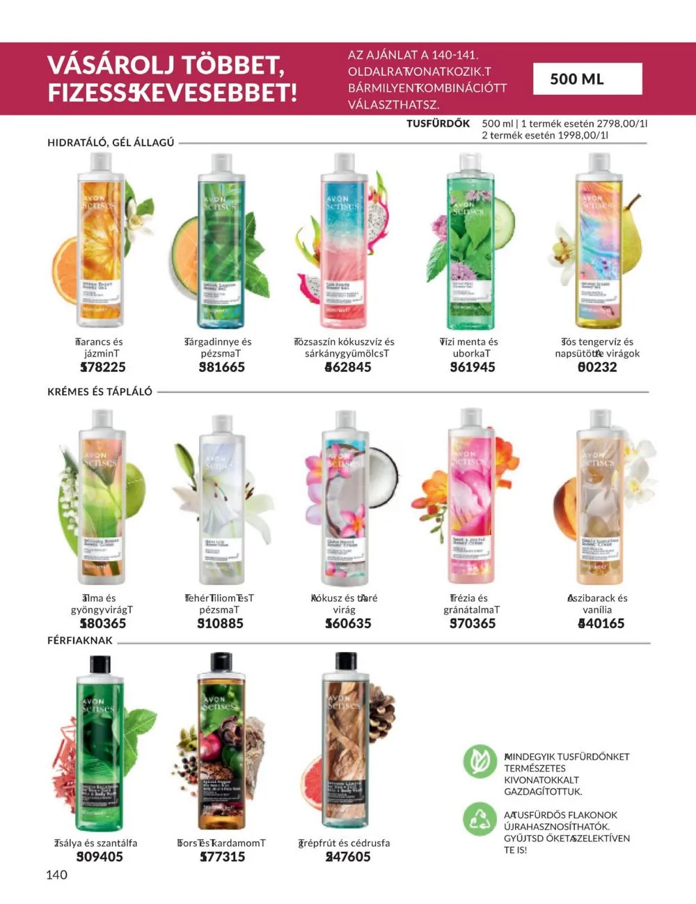 Avon akciós újság 09.01–09.30 – 142. oldal