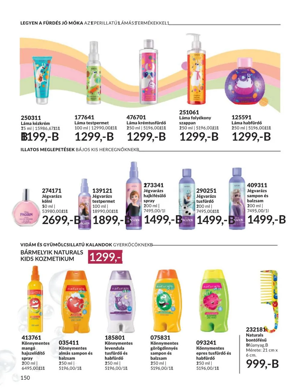 Avon akciós újság 09.01–09.30 – 152. oldal