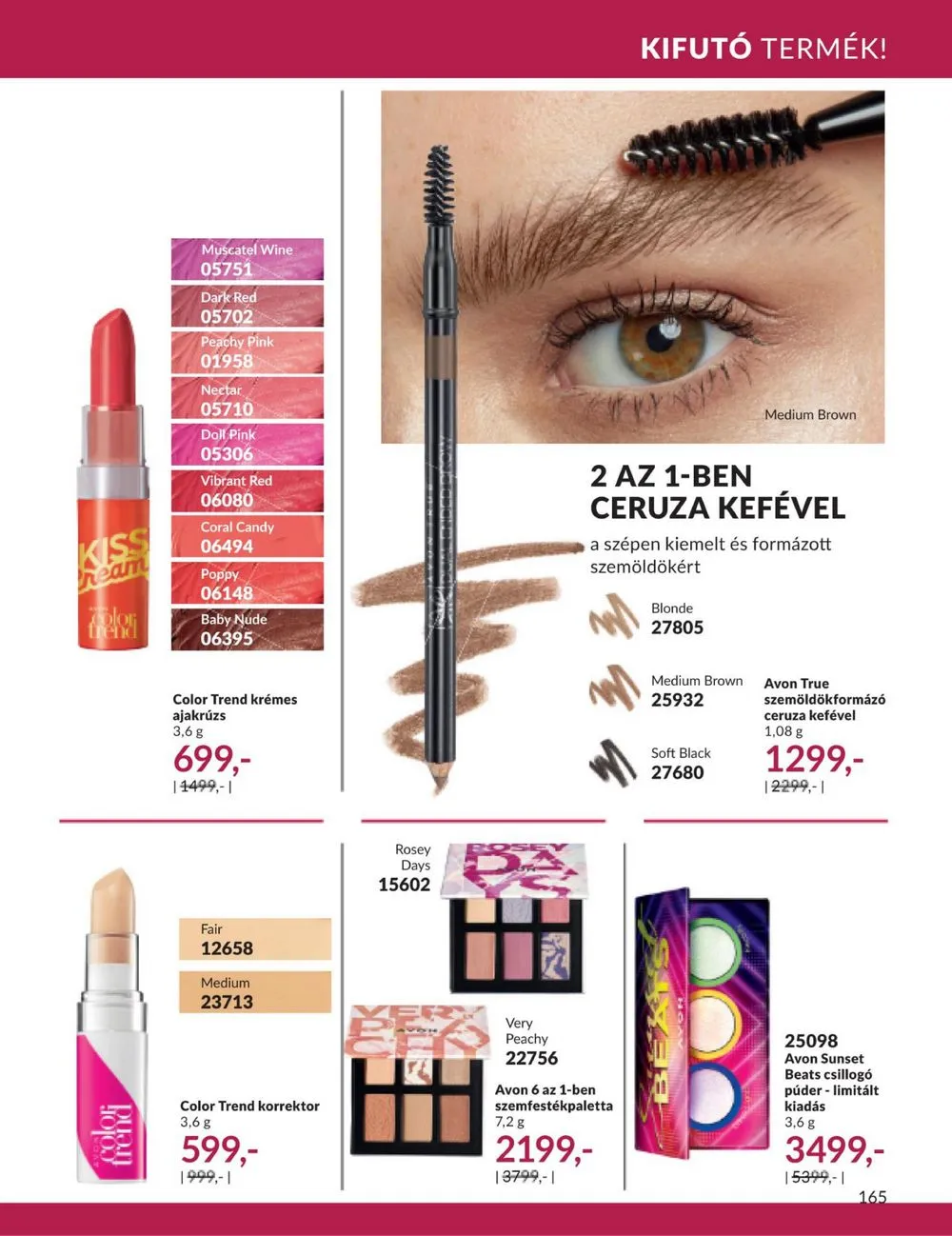 Avon akciós újság 09.01–09.30 – 167. oldal
