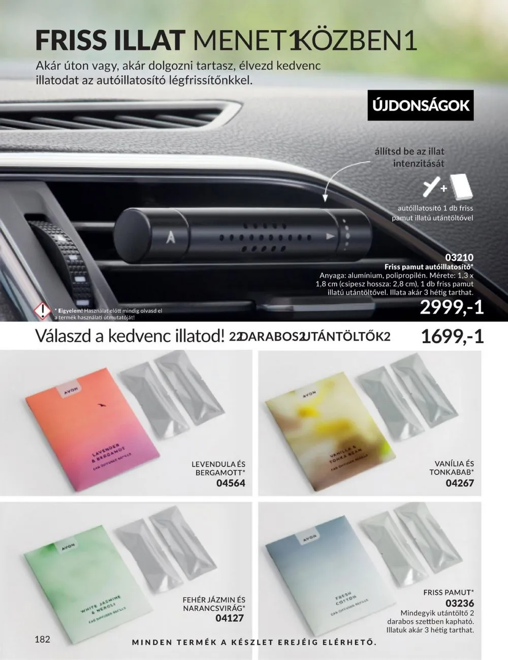 Avon akciós újság 09.01–09.30 – 186. oldal