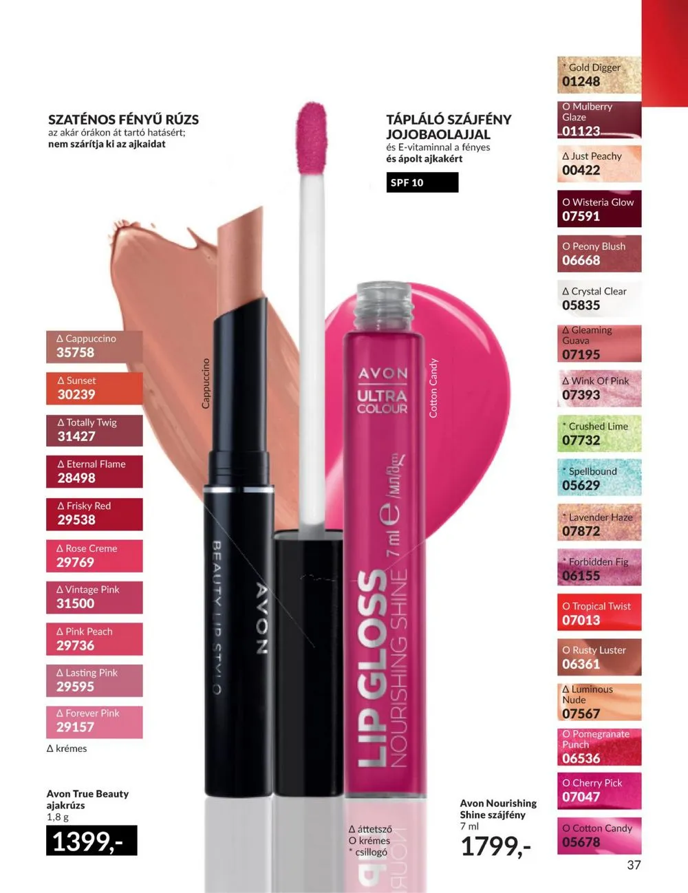 Avon akciós újság 09.01–09.30 – 39. oldal