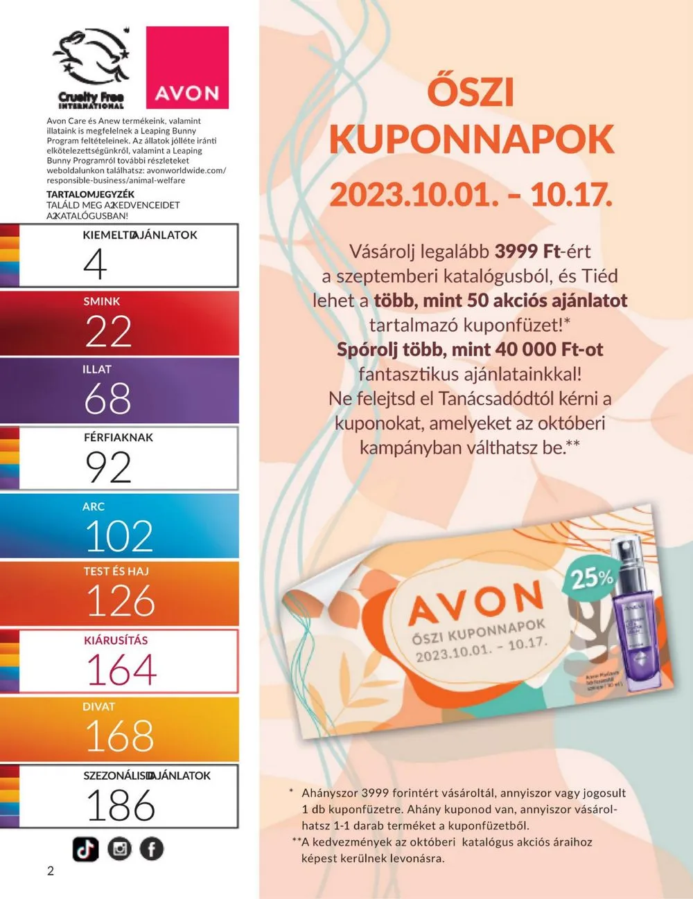 Avon akciós újság 09.01–09.30 – 4. oldal