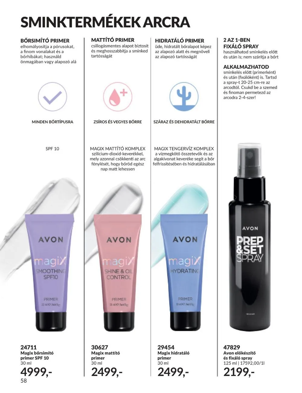 Avon akciós újság 09.01–09.30 – 60. oldal