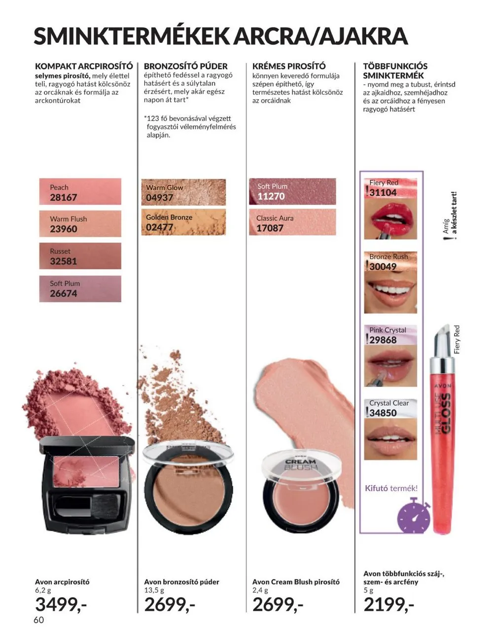 Avon akciós újság 09.01–09.30 – 62. oldal