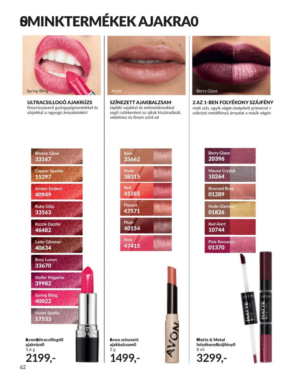 Avon akciós újság 09.01–09.30 – 64. oldal