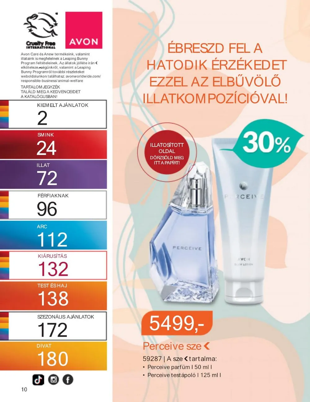 Avon akciós újság 10.01–10.31 – 12. oldal