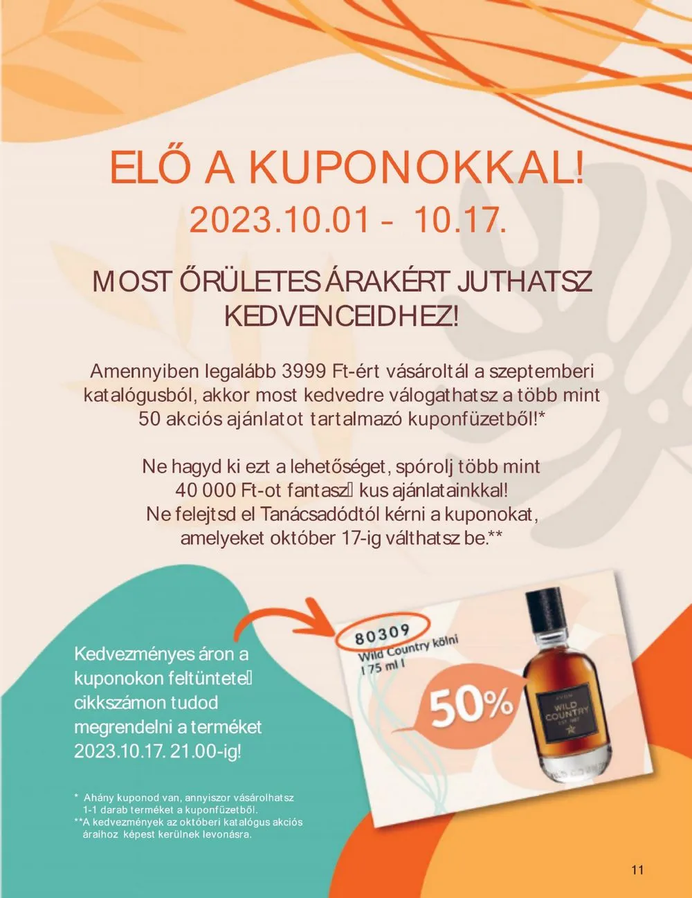 Avon akciós újság 10.01–10.31 – 13. oldal