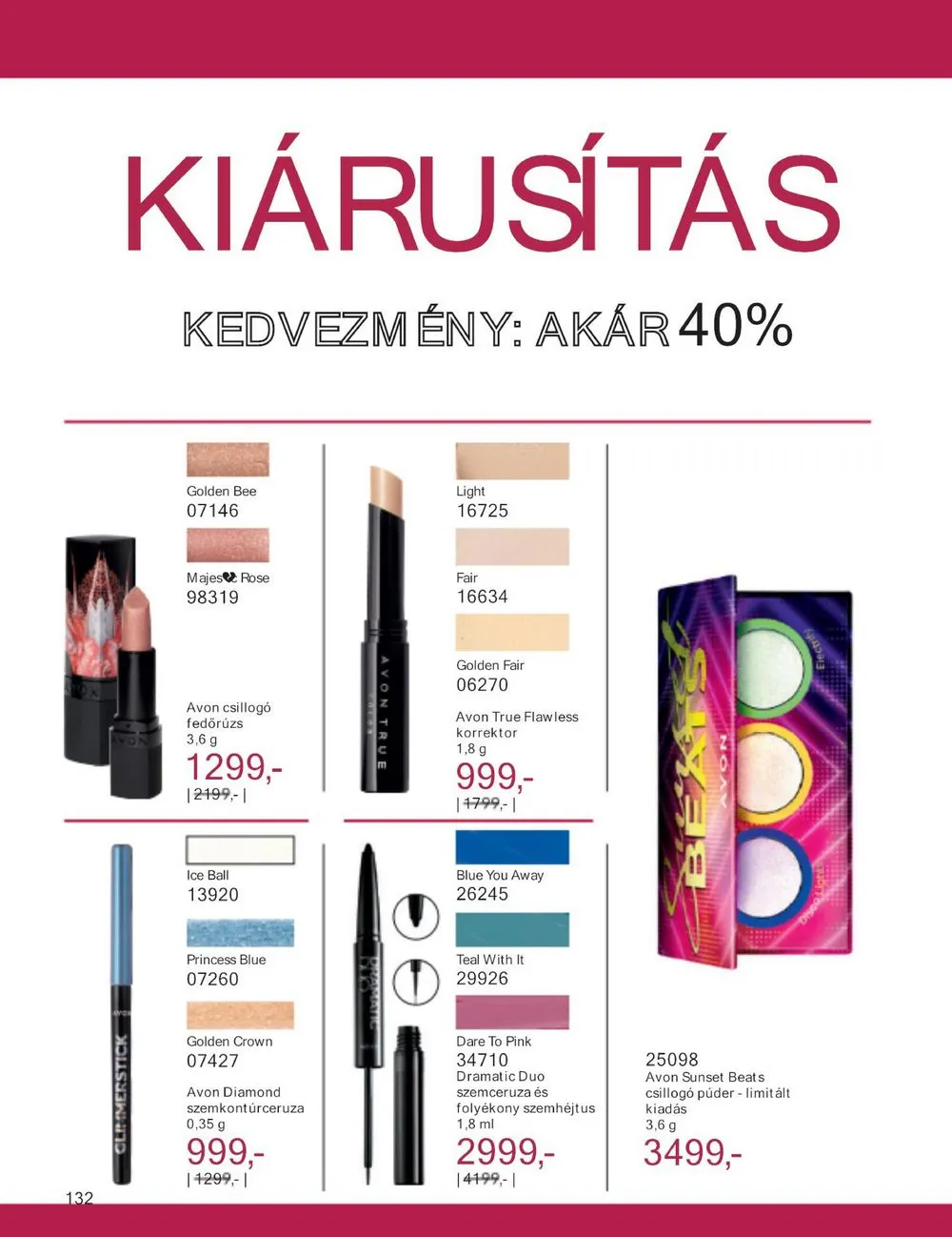 Avon akciós újság 10.01–10.31 – 134. oldal