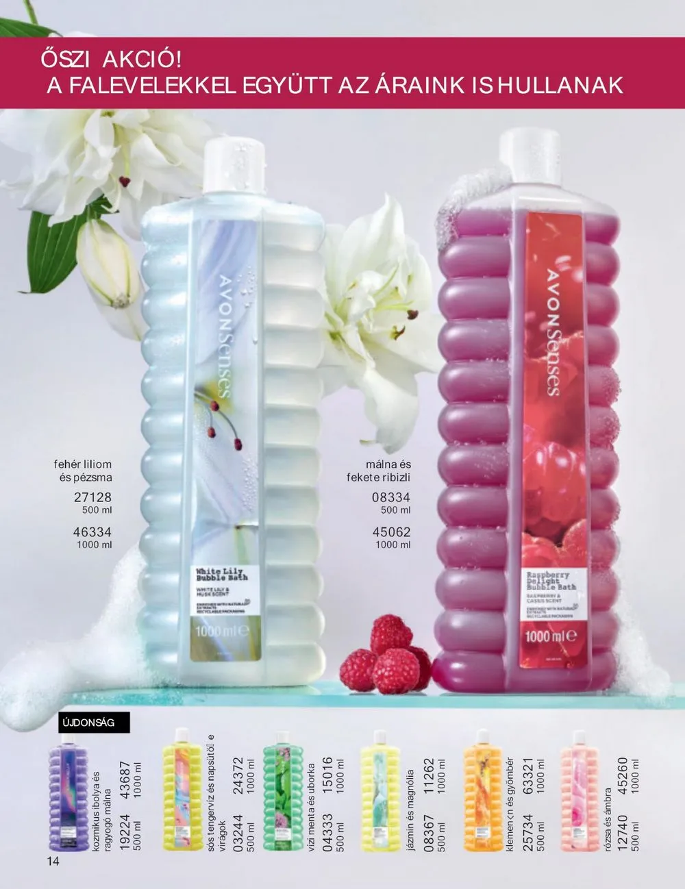 Avon akciós újság 10.01–10.31 – 16. oldal