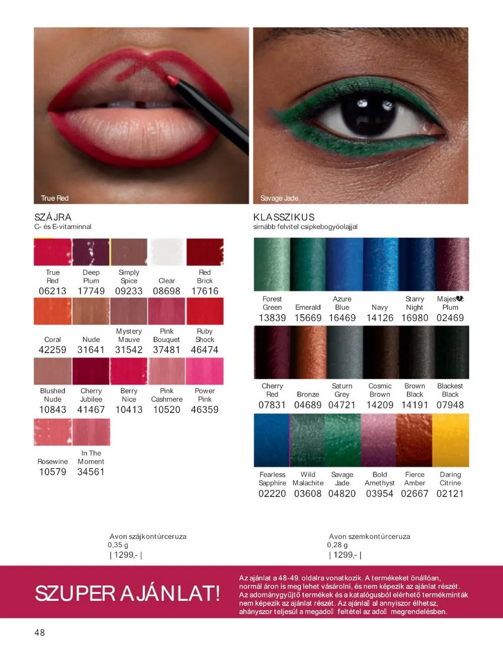 Avon akciós újság 10.01–10.31 – 50. oldal