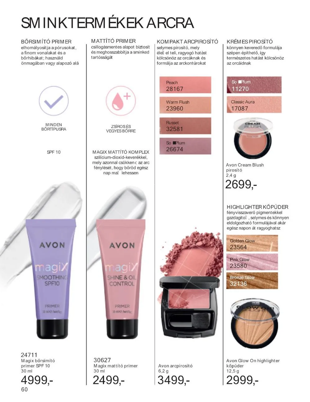 Avon akciós újság 10.01–10.31 – 62. oldal