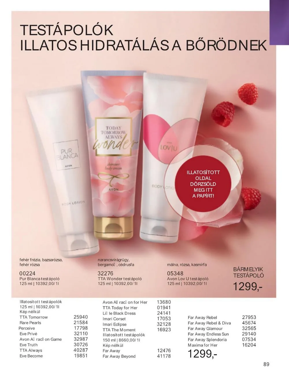 Avon akciós újság 10.01–10.31 – 91. oldal