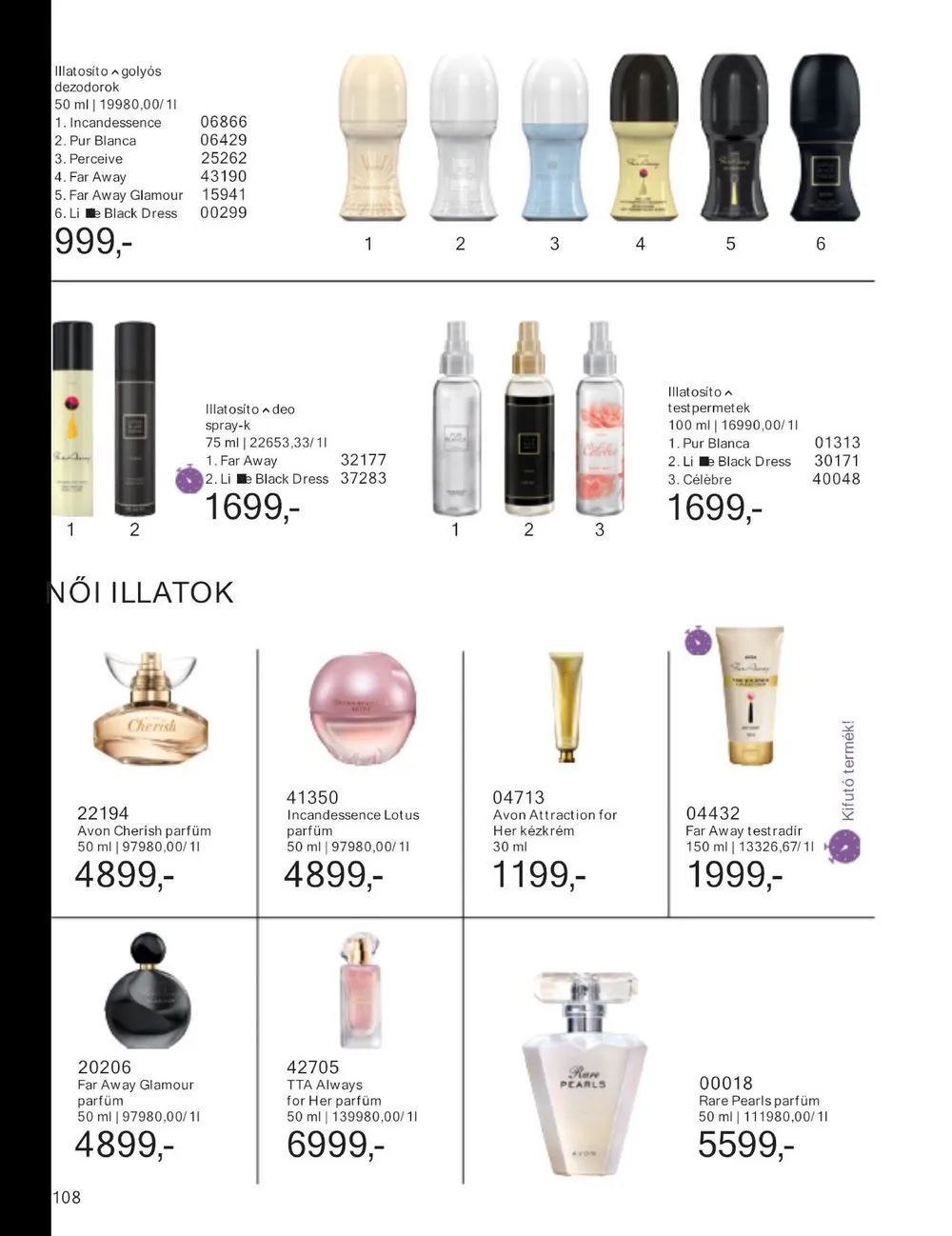Avon akciós újság 11.01–11.30 – 110. oldal