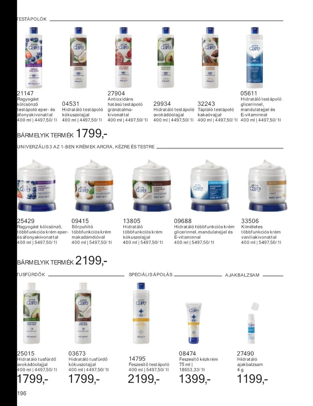 Avon akciós újság 11.01–11.30 – 200. oldal