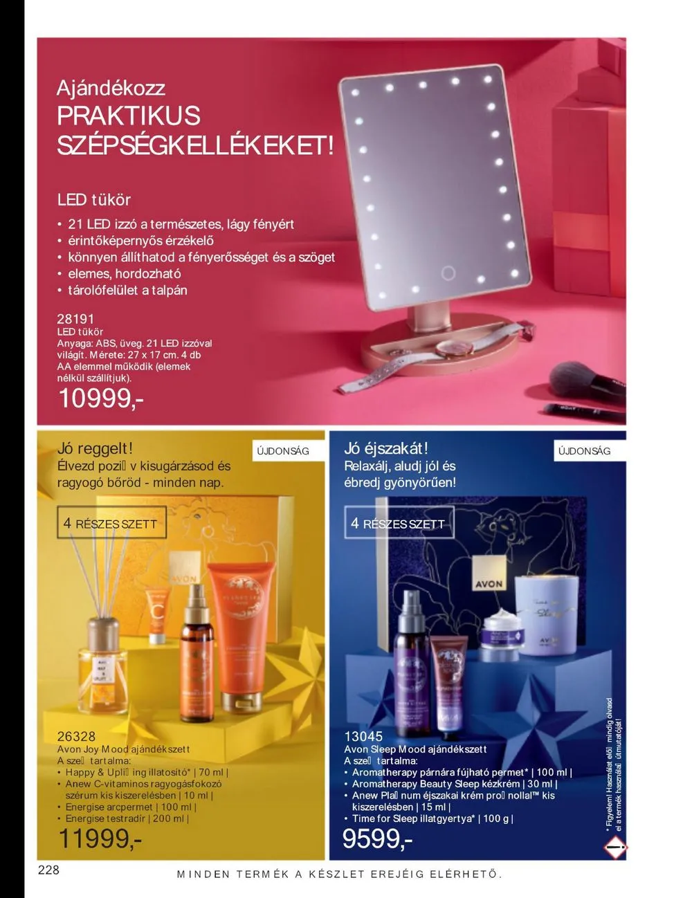 Avon akciós újság 11.01–11.30 – 232. oldal