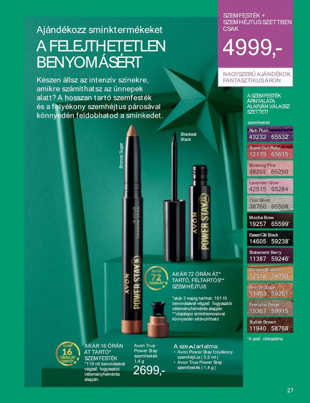 Avon akciós újság 11.01–11.30 – 29. oldal