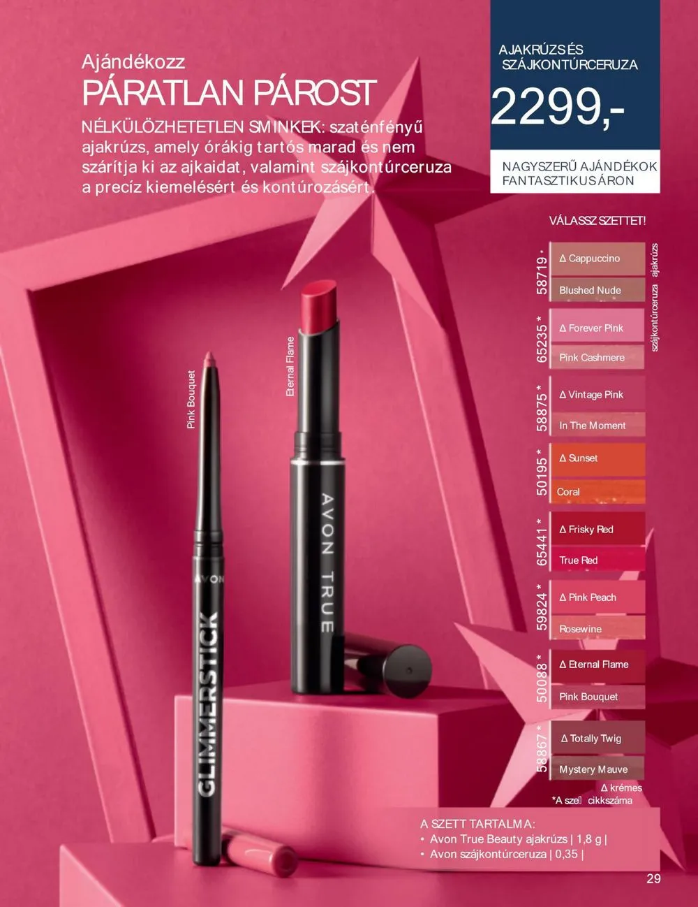 Avon akciós újság 11.01–11.30 – 31. oldal