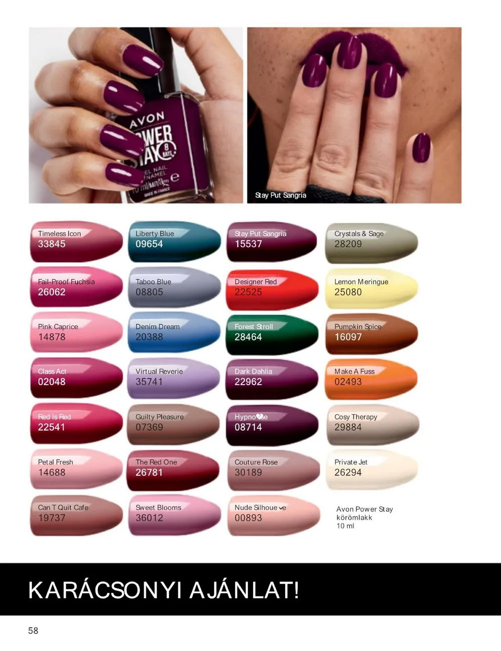 Avon akciós újság 11.01–11.30 – 60. oldal