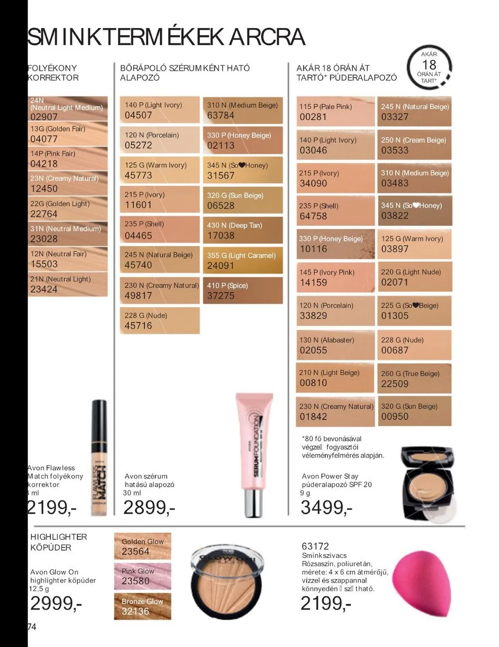 Avon akciós újság 11.01–11.30 – 76. oldal