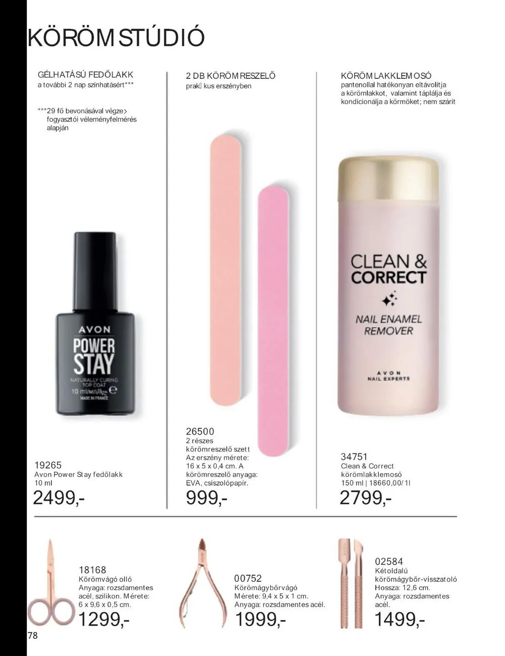 Avon akciós újság 11.01–11.30 – 80. oldal