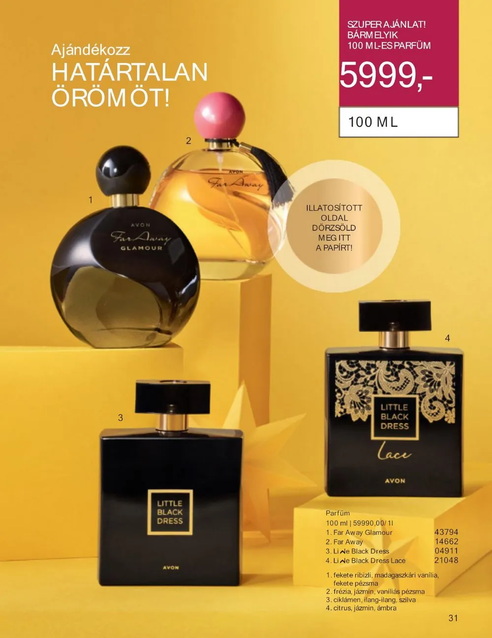 Avon akciós újság 12.01–12.31 – 33. oldal