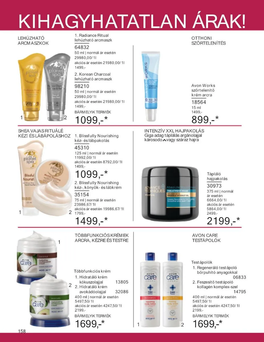 Avon akciós újság 01.01–01.31 – 168. oldal