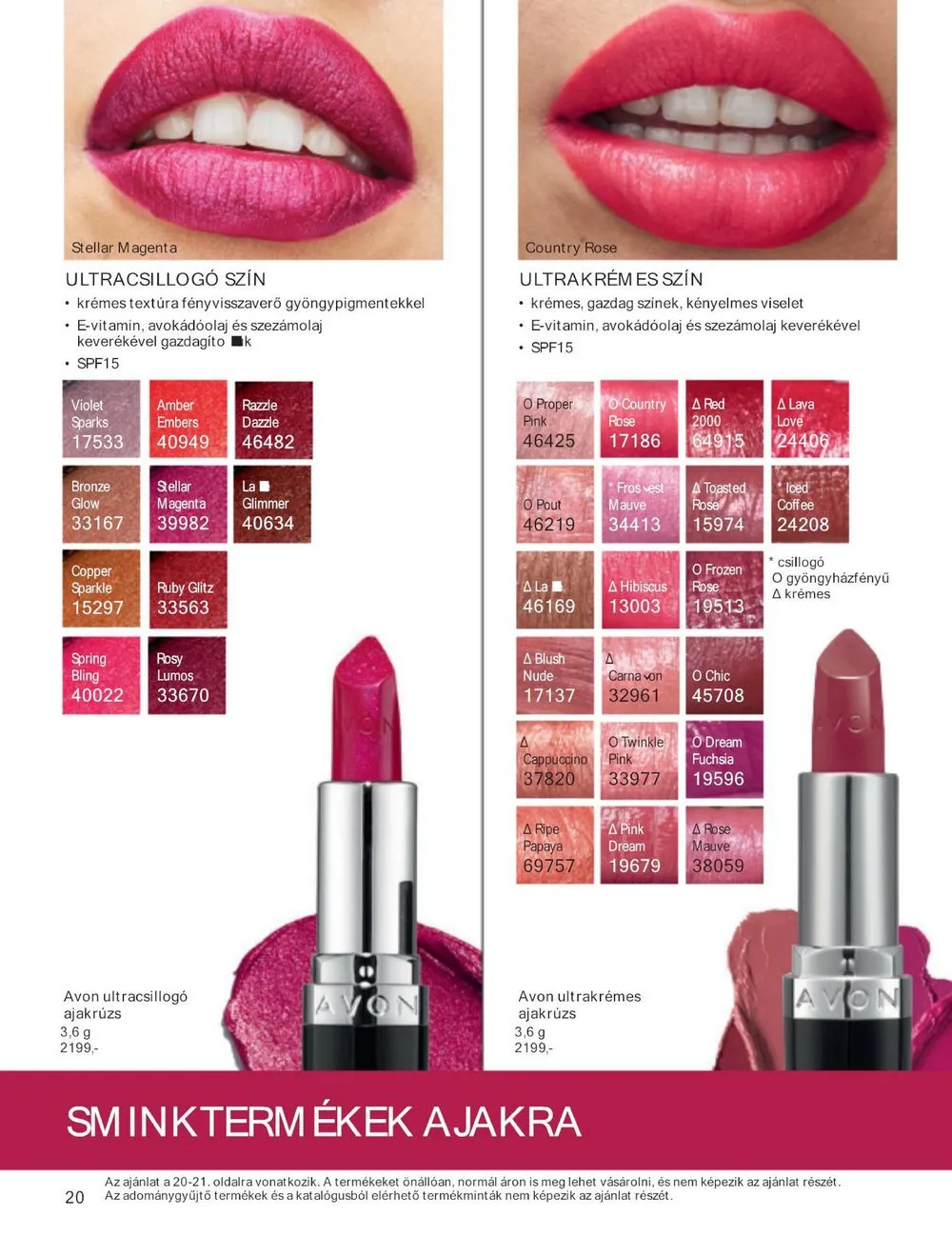 Avon akciós újság 01.01–01.31 – 22. oldal