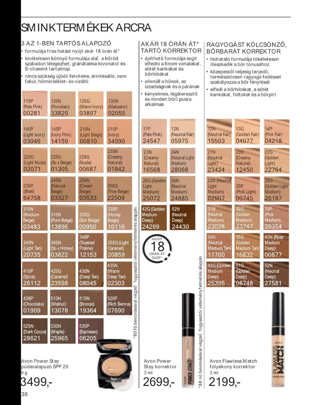 Avon akciós újság 01.01–01.31 – 38. oldal
