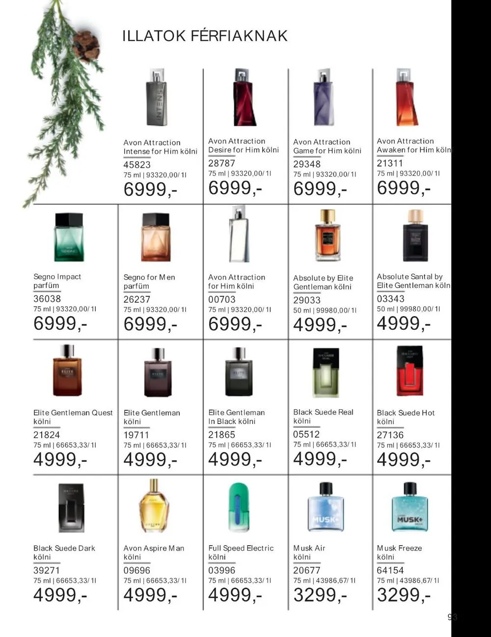 Avon akciós újság 01.01–01.31 – 95. oldal