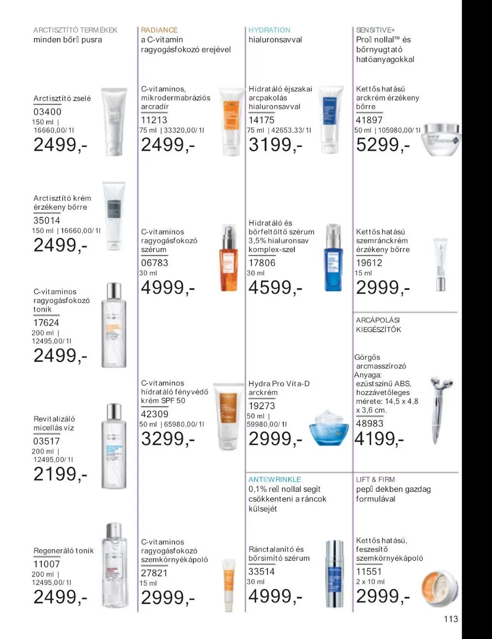 Avon akciós újság 02.01–02.29 – 117. oldal