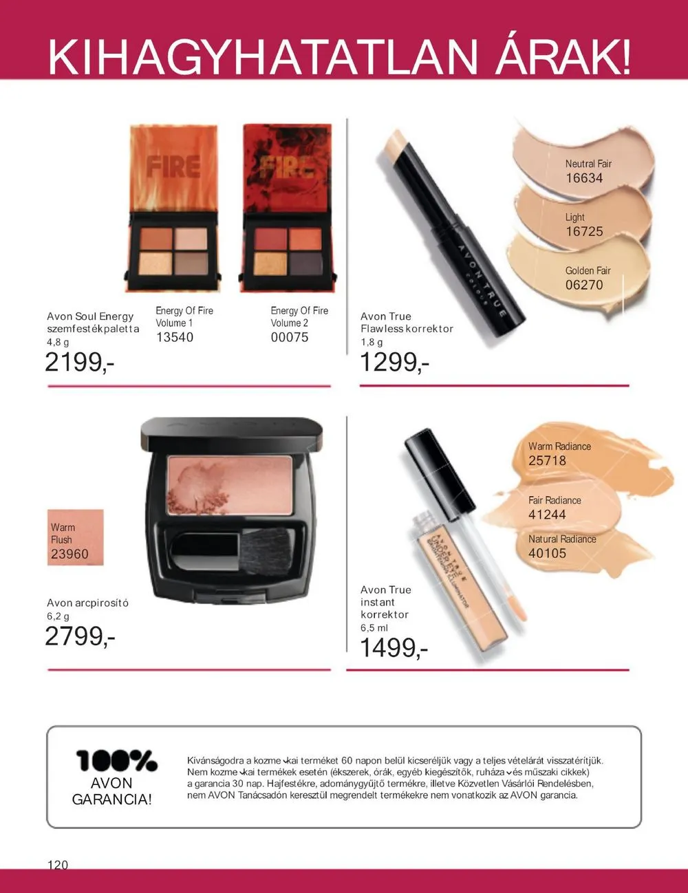 Avon akciós újság 02.01–02.29 – 124. oldal