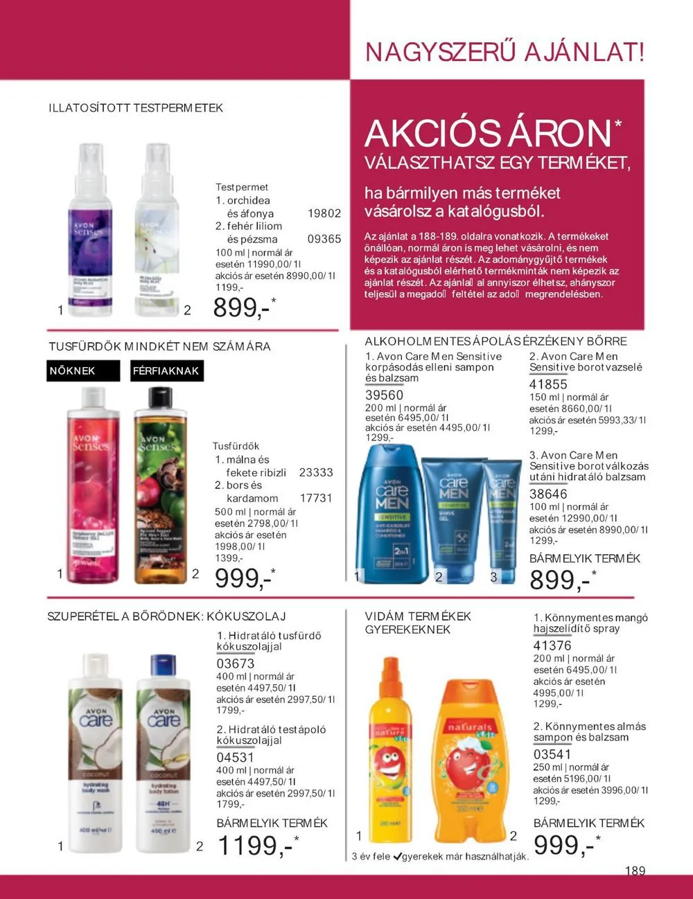 Avon akciós újság 02.01–02.29 – 193. oldal