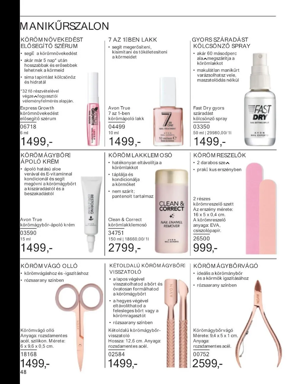 Avon akciós újság 02.01–02.29 – 50. oldal