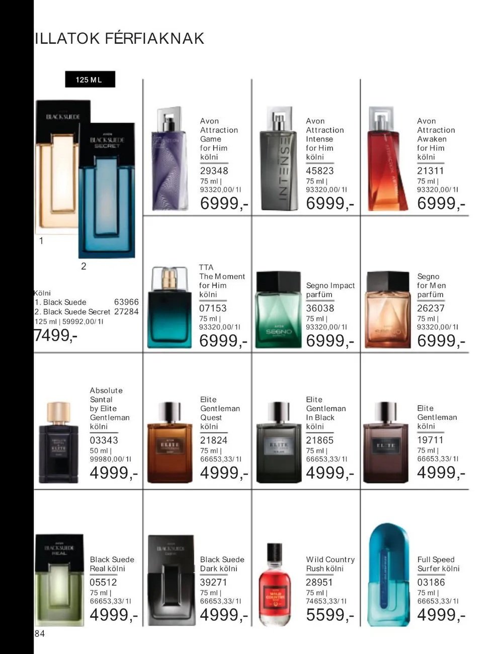 Avon akciós újság 02.01–02.29 – 86. oldal