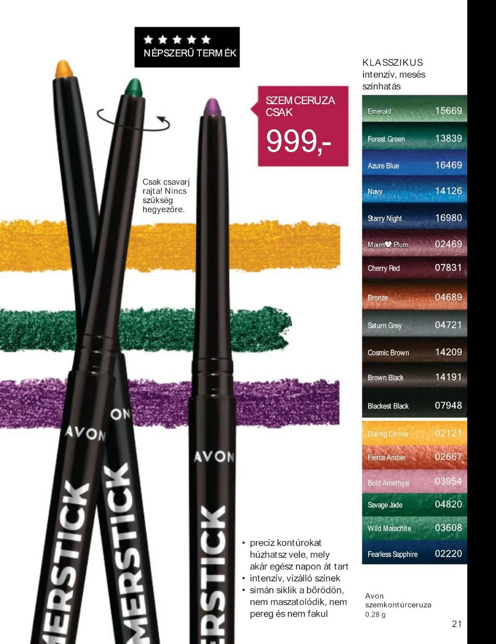 Avon akciós újság 03.01–03.31 – 23. oldal