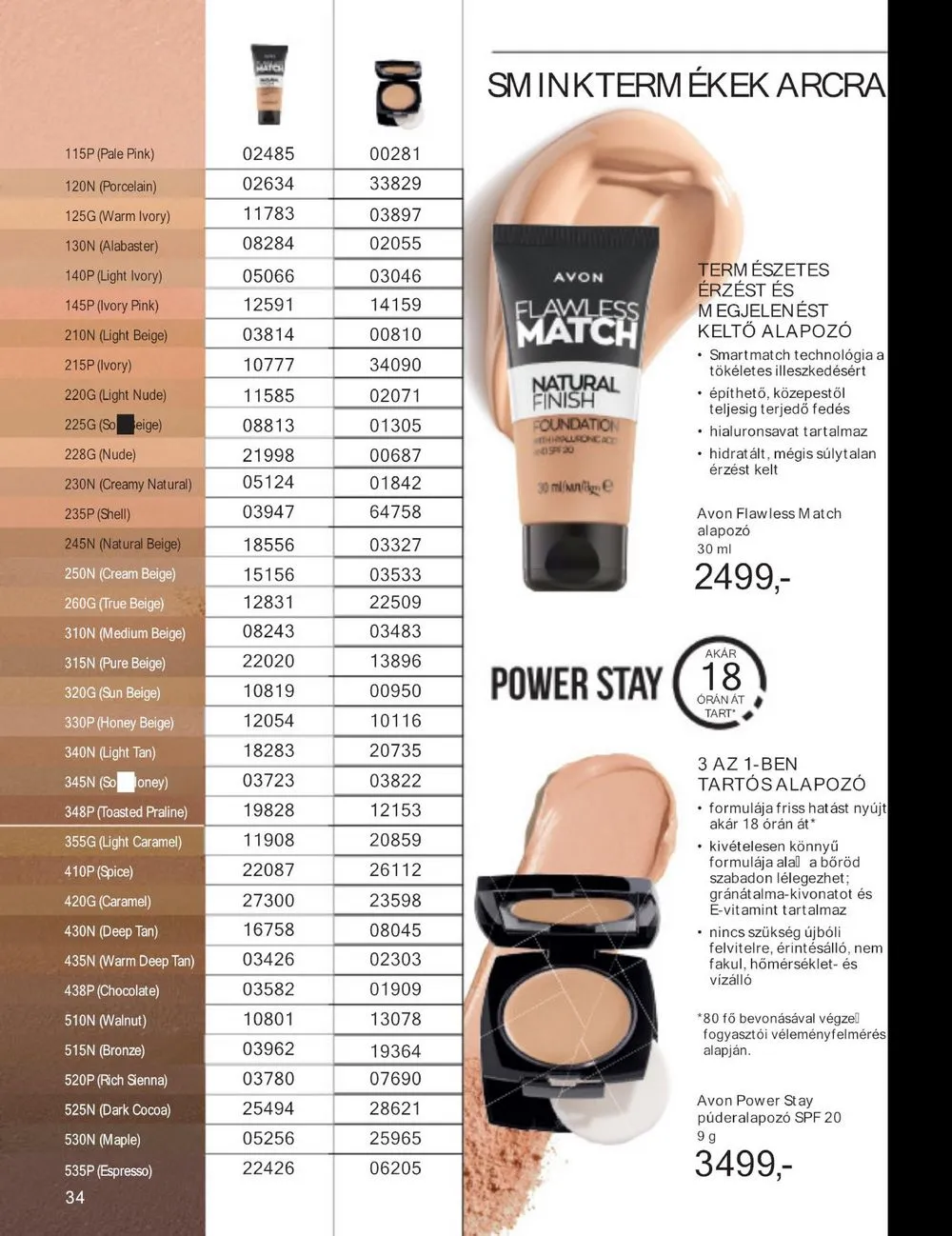 Avon akciós újság 03.01–03.31 – 36. oldal