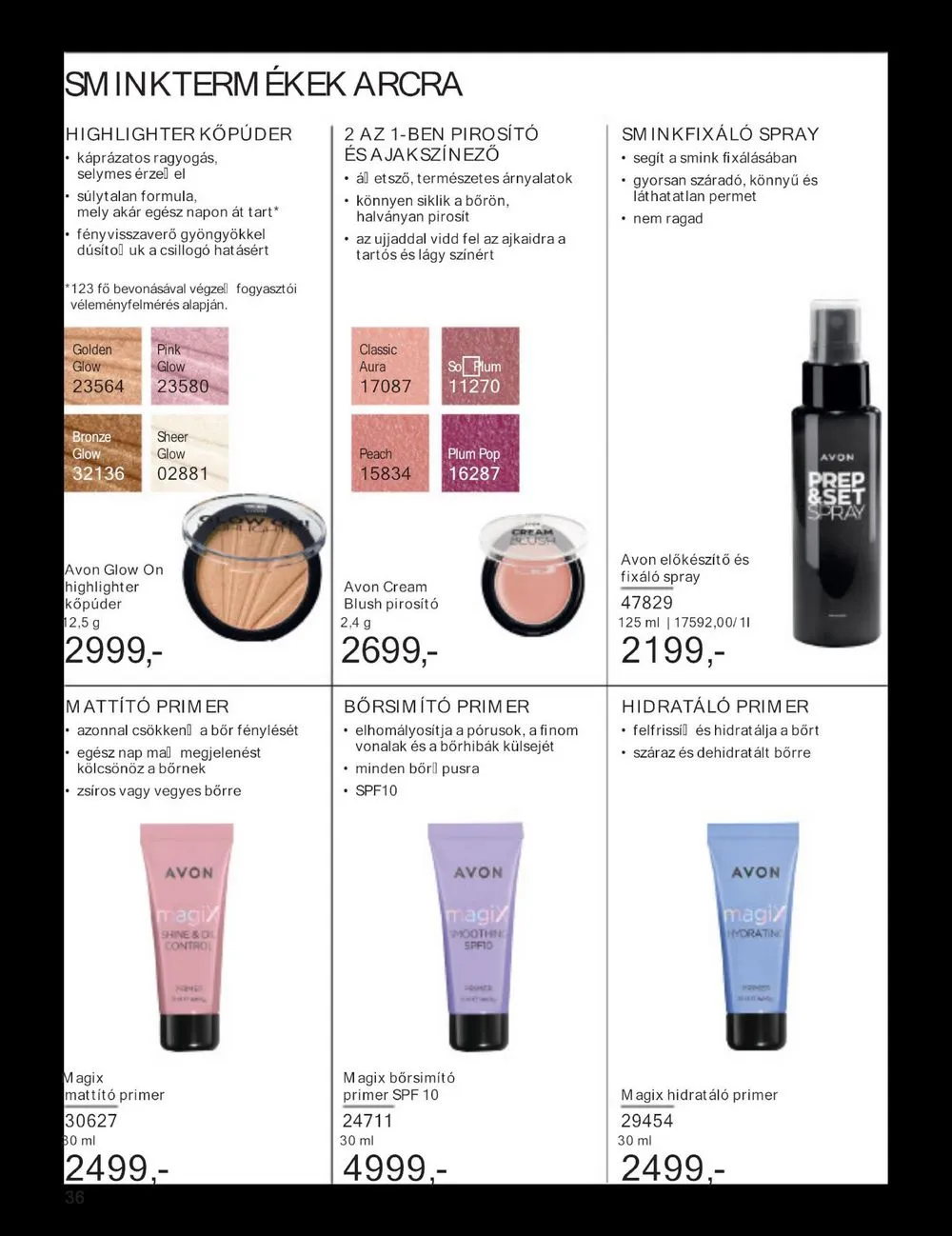 Avon akciós újság 03.01–03.31 – 38. oldal